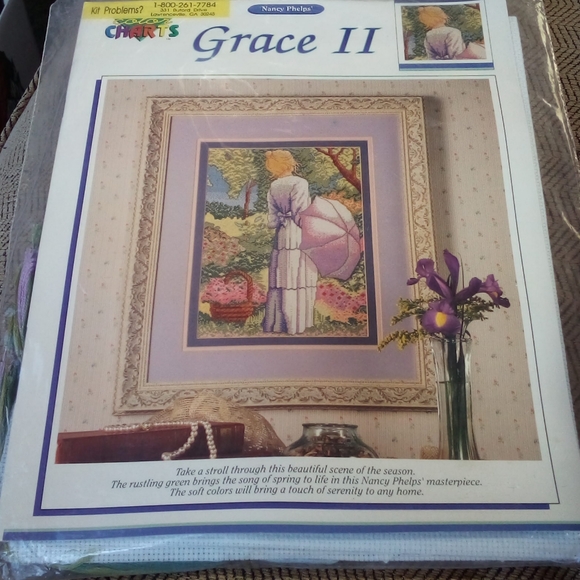 Grace II Counted Crosstitch kit - Picture 2 of 3